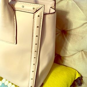 Kate Spade New York pink studded satchel
